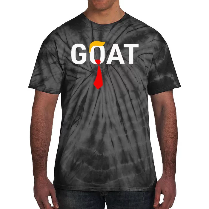 Goat Vote Trump 2024 Tie-Dye T-Shirt