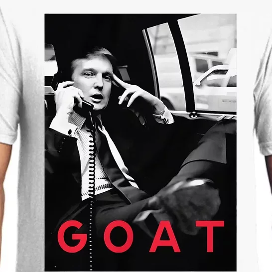 Goat Vote Trump 2024 Funny Support Republican Pro America Pajama Set