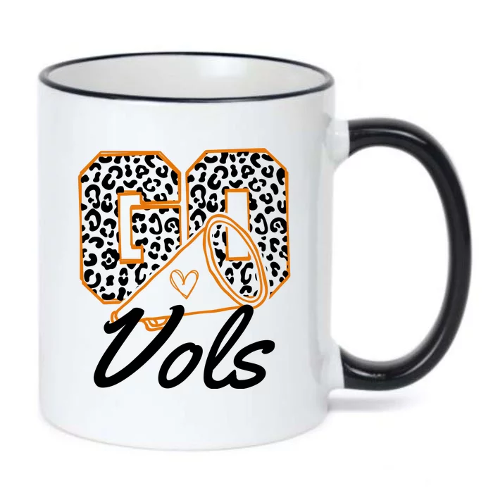 Go Vols Tennessee Football Cheetah Black Color Changing Mug