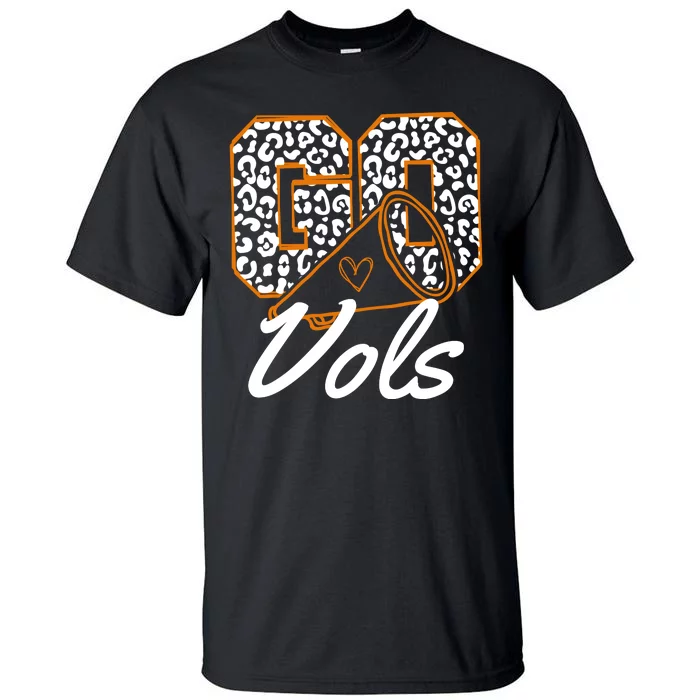 Go Vols Tennessee Football Cheetah Tall T-Shirt