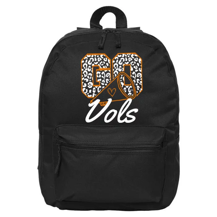 Go Vols Tennessee Football Cheetah 16 in Basic Backpack