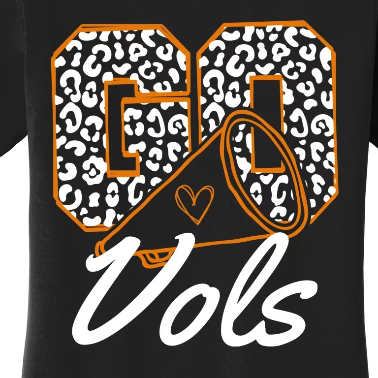 Go Vols Tennessee Football Cheetah Women's T-Shirt