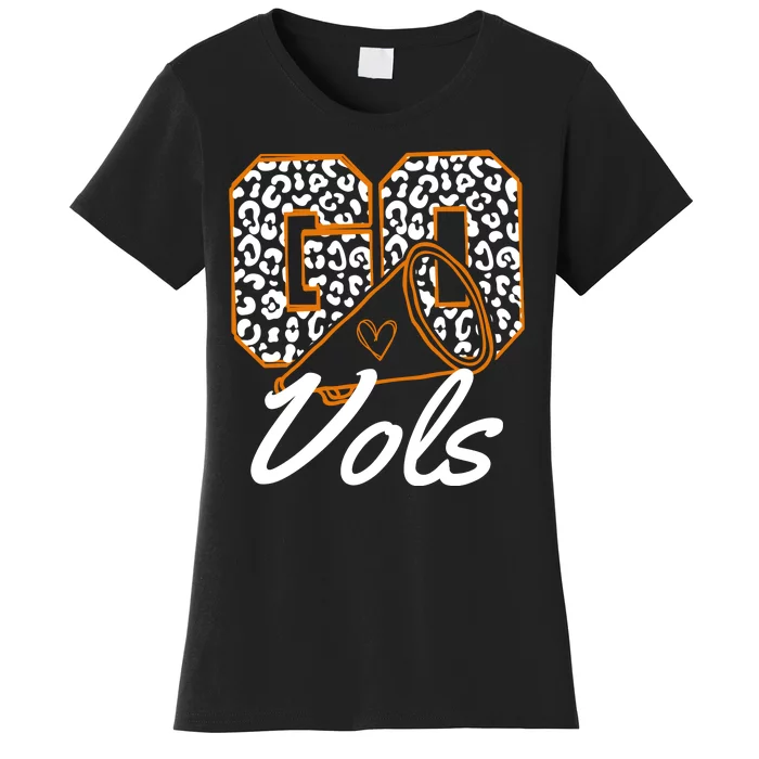 Go Vols Tennessee Football Cheetah Women's T-Shirt