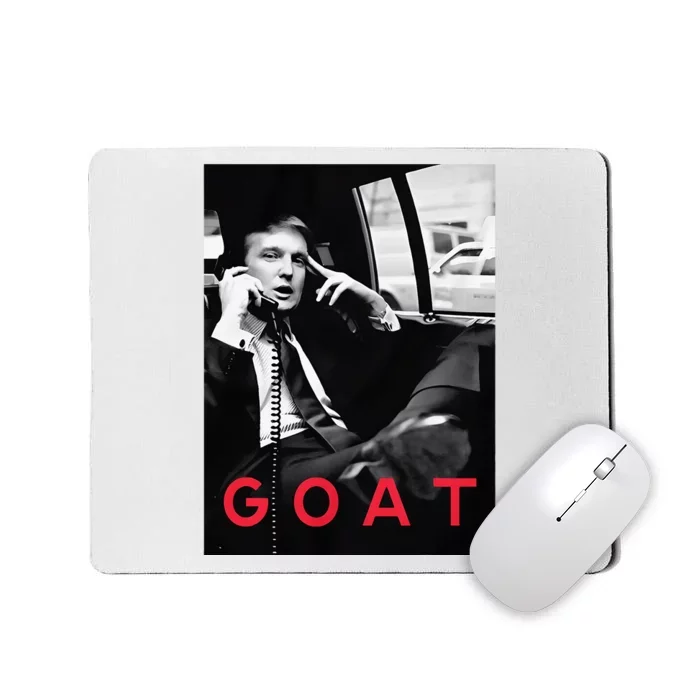 Goat Vote Trump 2024 Funny Support Republican Pro America Mousepad