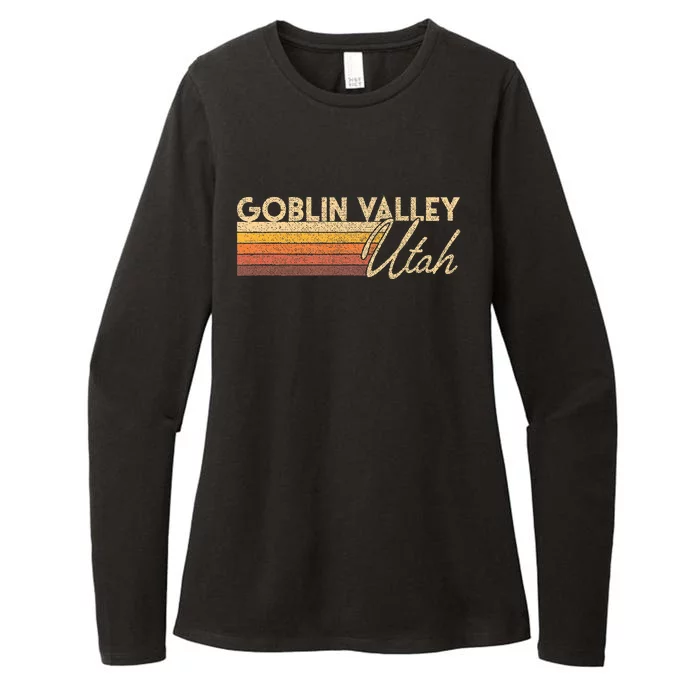 Goblin Valley Utah Womens CVC Long Sleeve Shirt