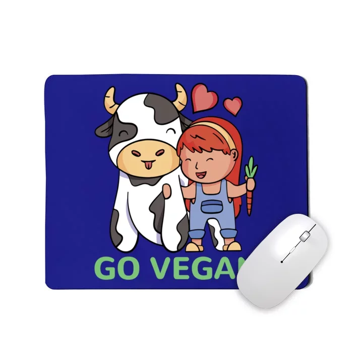 Go Vegan Veggie Lover Vegan Gift Mousepad