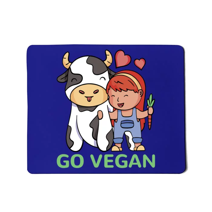 Go Vegan Veggie Lover Vegan Gift Mousepad