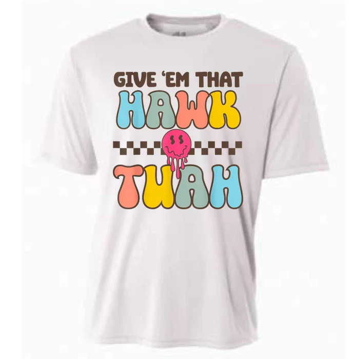 Groovy Viral Video Western Country Accent Hawk Tush Meme Gift Cooling Performance Crew T-Shirt