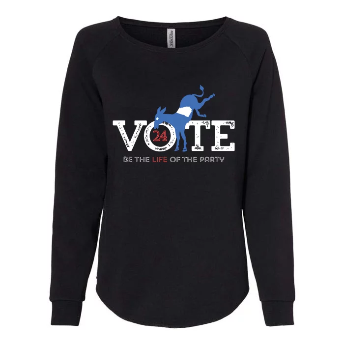 Ga Vote Voice Womens California Wash Sweatshirt