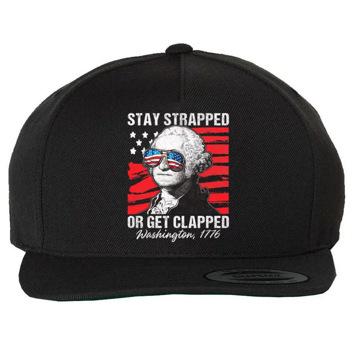 George Washington 1776 Stay Strapped Wool Snapback Cap