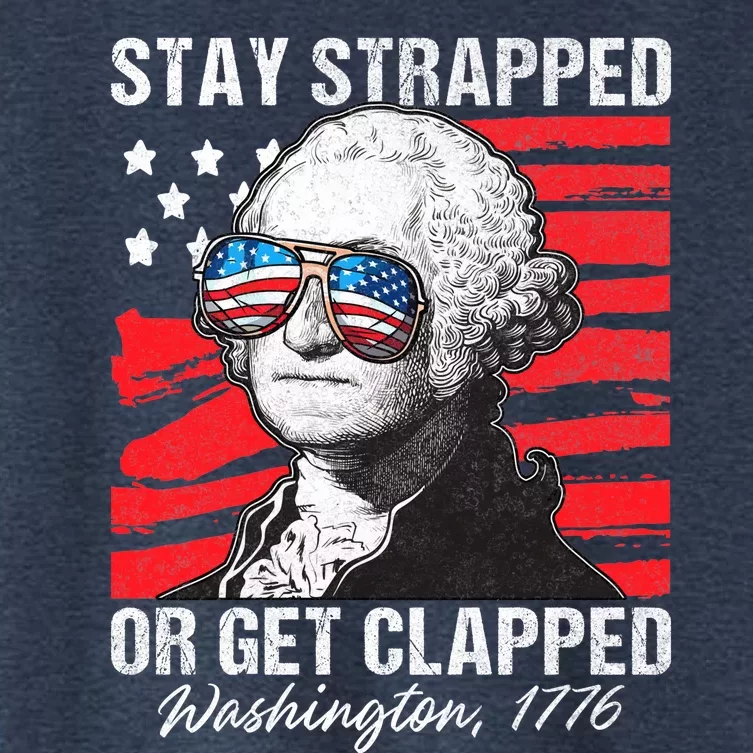 George Washington 1776 Stay Strapped Women's Crop Top Tee