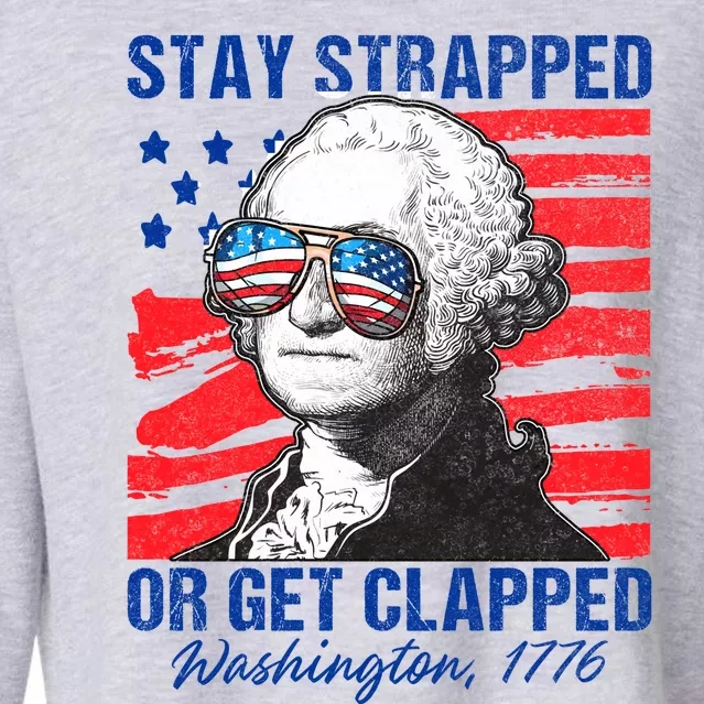 George Washington 1776 Stay Strapped Cropped Pullover Crew