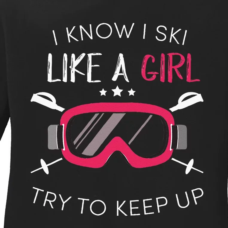 Girl Winter 2018 Skiing Ladies Long Sleeve Shirt