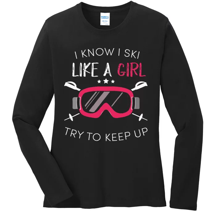 Girl Winter 2018 Skiing Ladies Long Sleeve Shirt