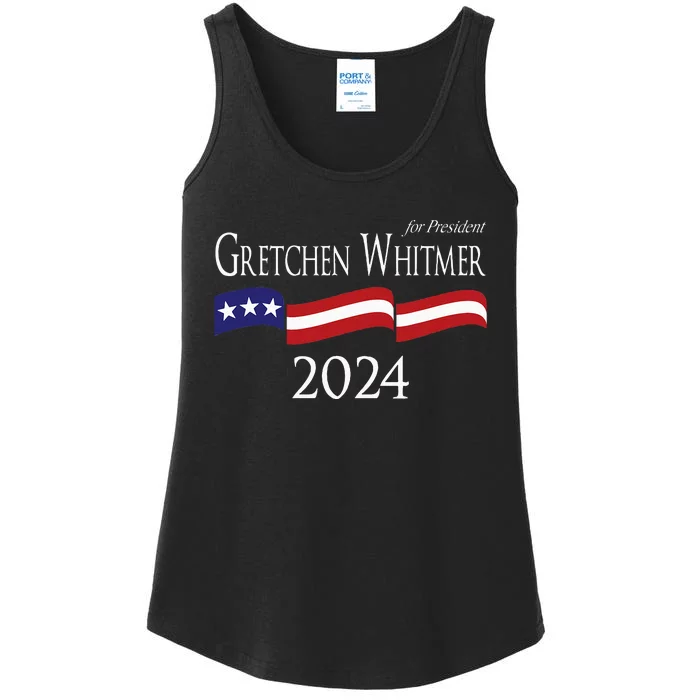 Gretchen Whitmer 2024 For President Election Campaign Ladies Essential Tank