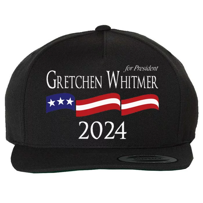 Gretchen Whitmer 2024 For President Election Campaign Wool Snapback Cap