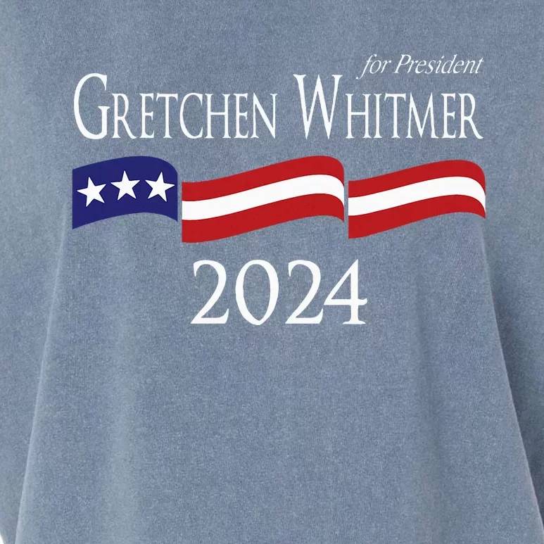 Gretchen Whitmer 2024 For President Election Campaign Garment-Dyed Women's Muscle Tee