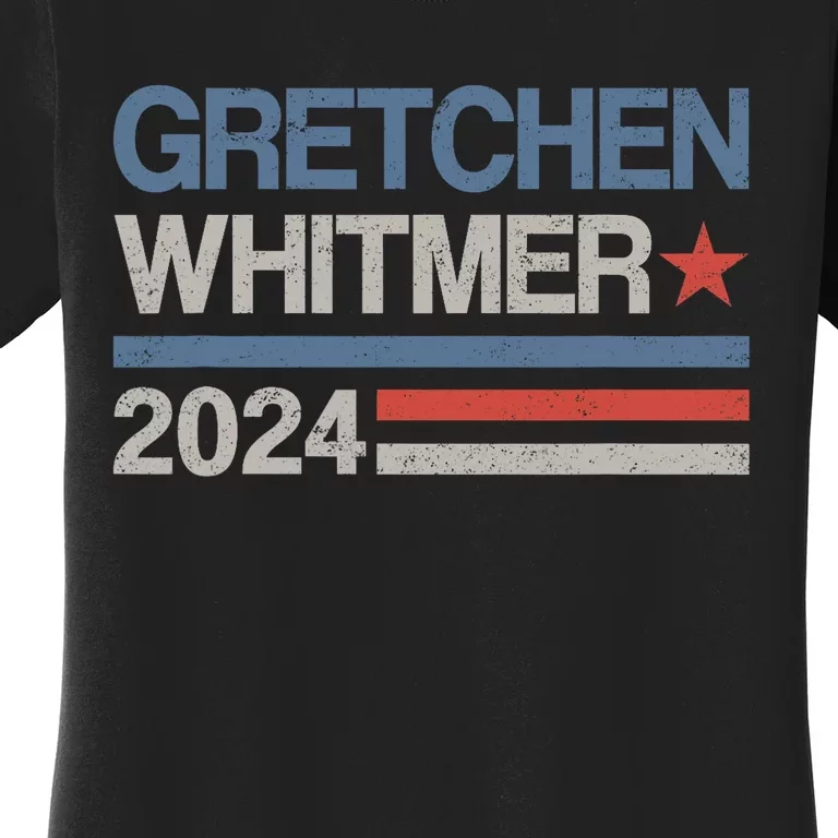 Gretchen Whitmer 2024 For President Election Campaign Funny Women's T-Shirt