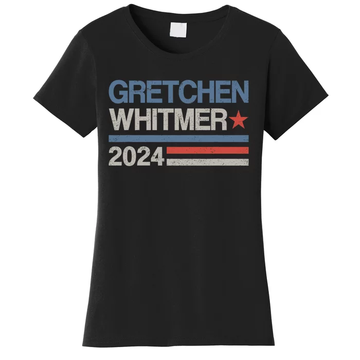 Gretchen Whitmer 2024 For President Election Campaign Funny Women's T-Shirt