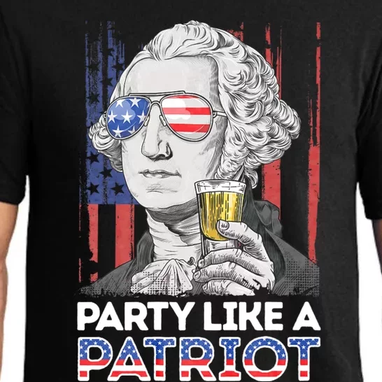 George Washington 4th Of July Party Like A Patriot Pajama Set