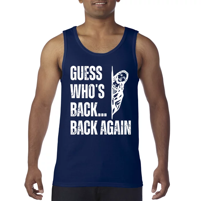 Guess Whos Back Again Jesus Easter Tank Top