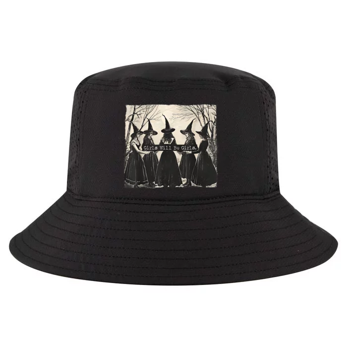 Girl Will Be Girl Funny Witch Witchy Vibes Cool Comfort Performance Bucket Hat