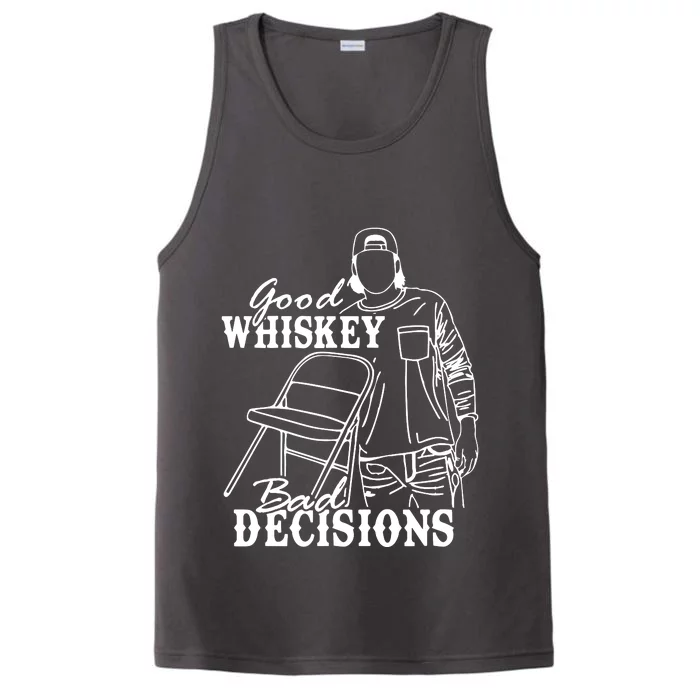 Good Whiskey Bad Decisions Performance Tank