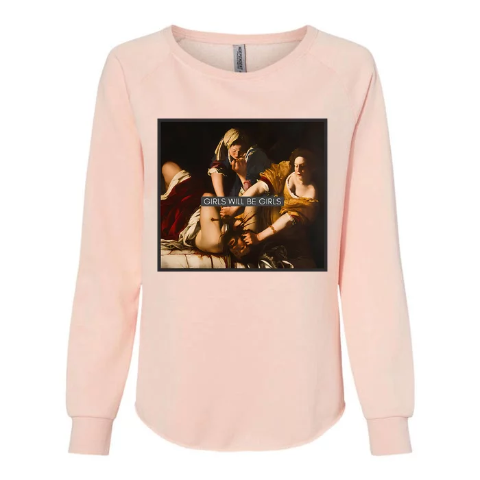 Girl Will Be Girl Judith Holofernes Feminism Rights Womens California Wash Sweatshirt