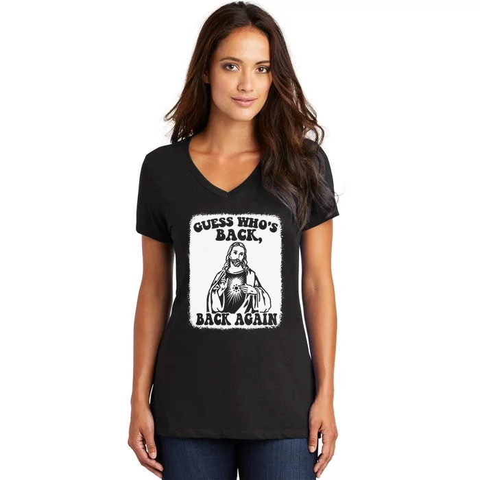 Guess Who's Back? Back Again Women's V-Neck T-Shirt