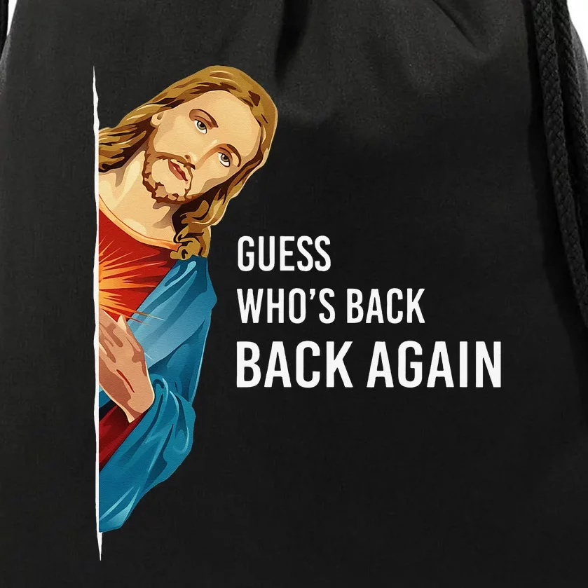 Guess Who's Back? Back Again Drawstring Bag