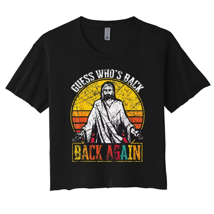 Guess Who's Back? Back Again Women's Crop Top Tee