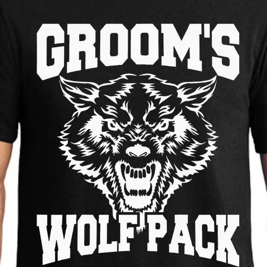 Grooms Wolfpack Bachelor Party Drinking Team Gift Pajama Set