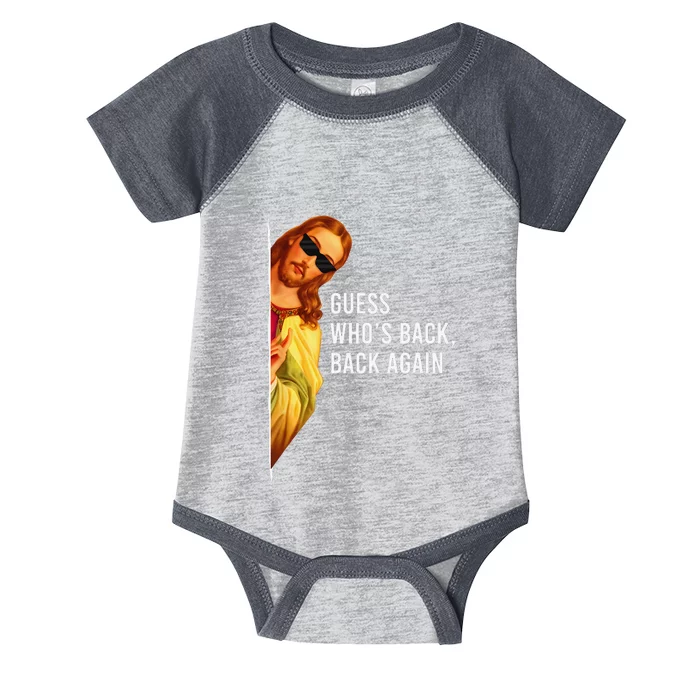 Guess Who's Back? Back Again Infant Baby Jersey Bodysuit