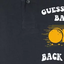 Guess Who's Back? Back Again Softstyle Adult Sport Polo