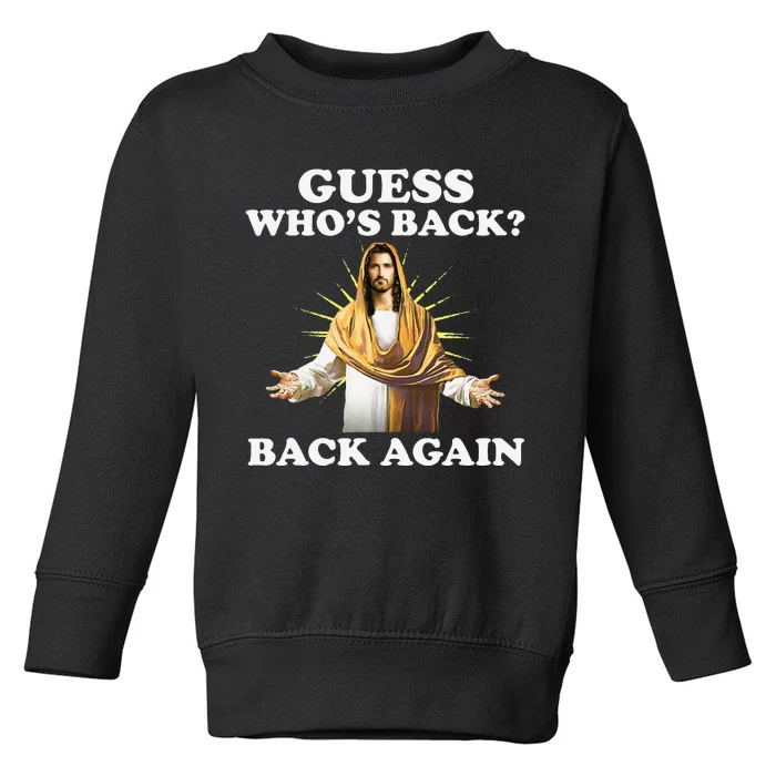 Guess Who's Back? Back Again Toddler Sweatshirt