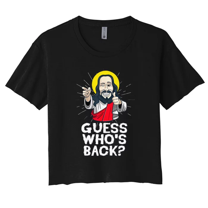 Guess Who's Back? Back Again Women's Crop Top Tee