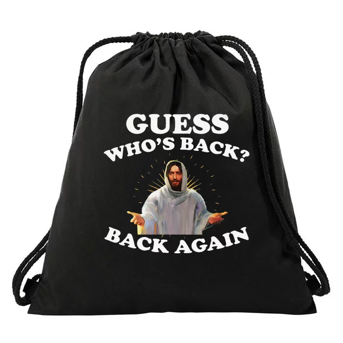 Guess Who's Back? Back Again Drawstring Bag