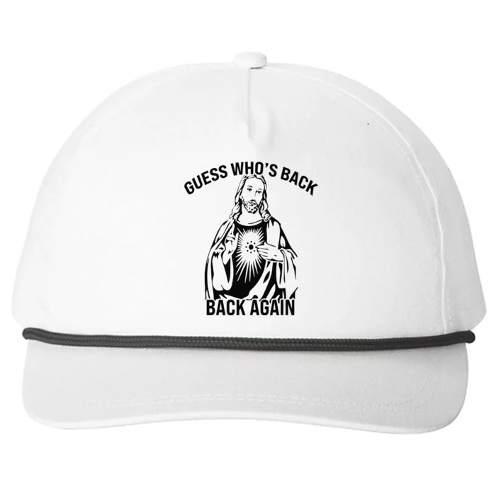 Guess Who's Back? Back Again Snapback Five-Panel Rope Hat