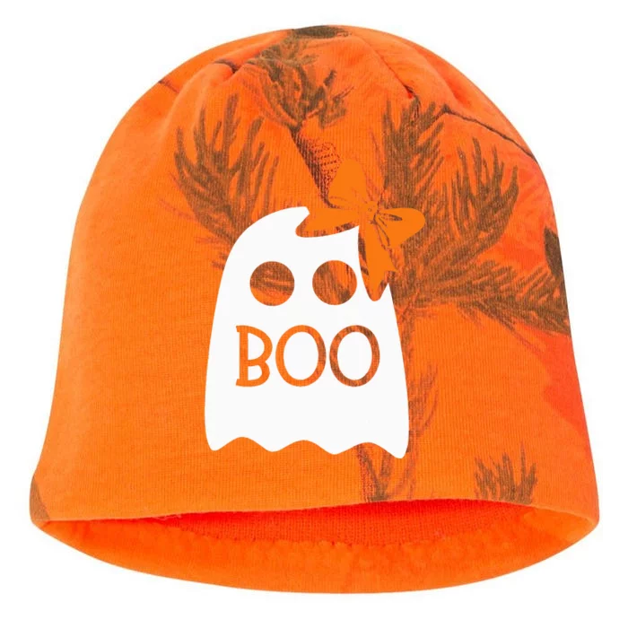 Ghost With Bow Boo Halloween Costume Kati - Camo Knit Beanie