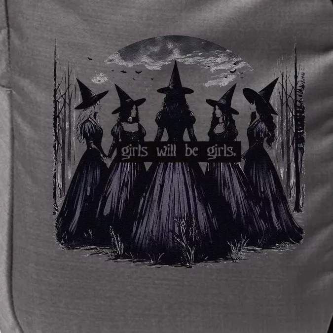 Girl Will Be Girl Witch Halloween Funny Witchy Vibes Women Gift Impact Tech Backpack