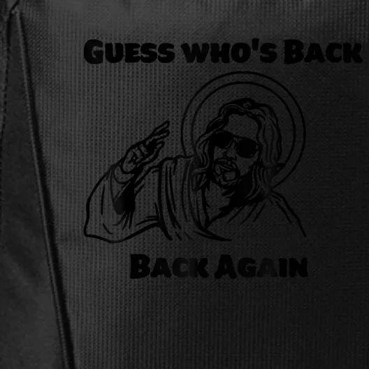 Guess Who's Back Back Again Happy Easter! Jesus Christ City Backpack