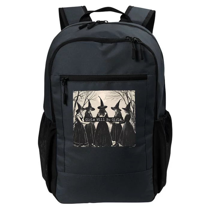 Girls Will Be Girls Halloween Witch Daily Commute Backpack