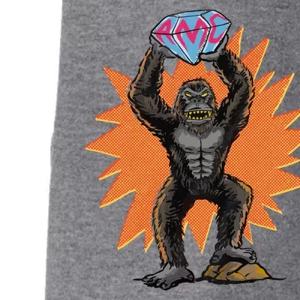 Gorilla With Big Diamond Doggie 3-End Fleece Hoodie