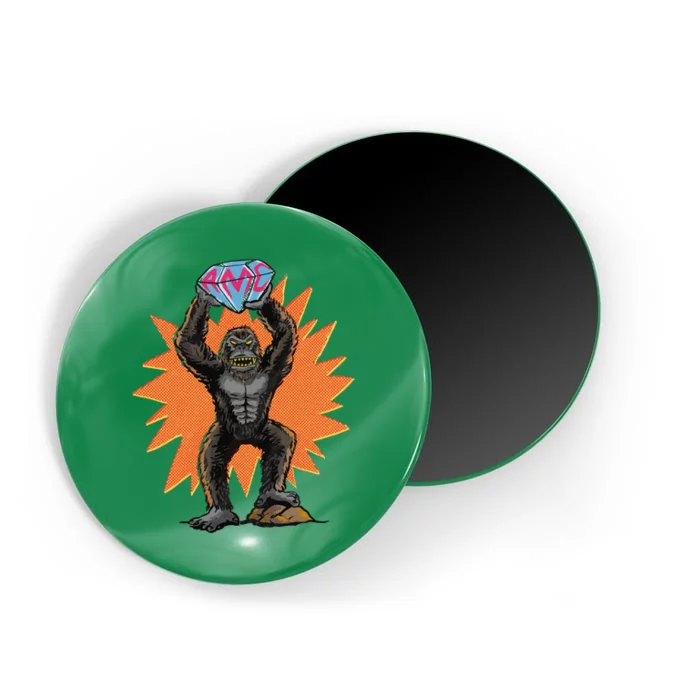 Gorilla With Big Diamond Magnet