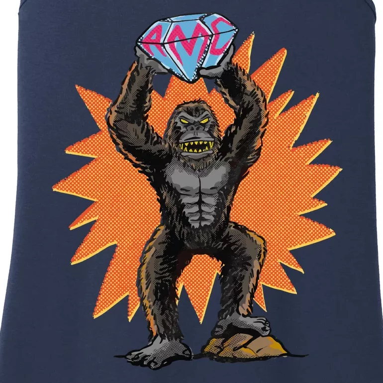 Gorilla With Big Diamond Ladies Essential Tank