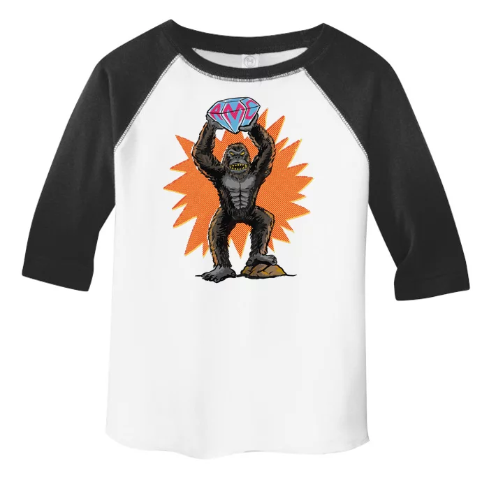 Gorilla With Big Diamond Toddler Fine Jersey T-Shirt