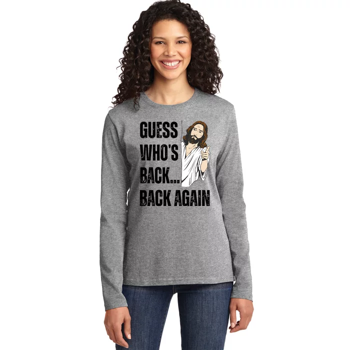 Guess WhoS Back Again Ladies Long Sleeve Shirt