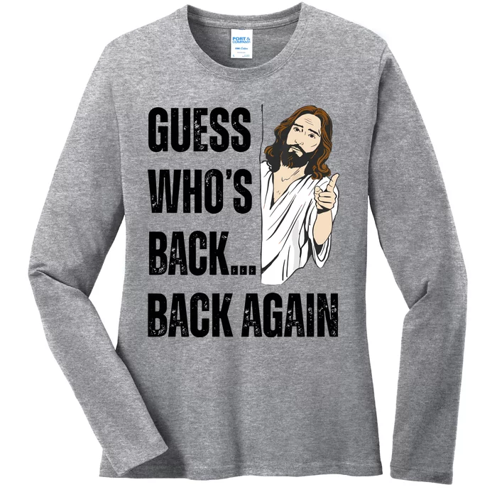 Guess WhoS Back Again Ladies Long Sleeve Shirt