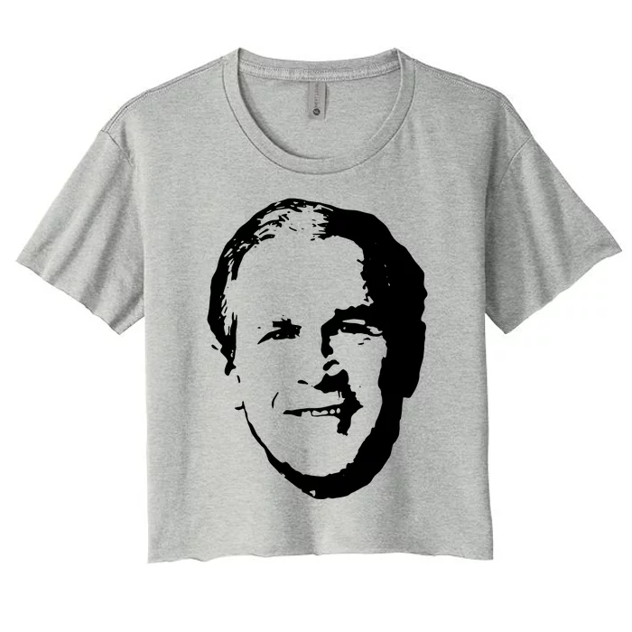 George W Bush Cute Gift Women's Crop Top Tee