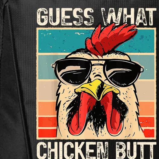 Guess What Chicken Butt Funny Chicken Meme City Backpack